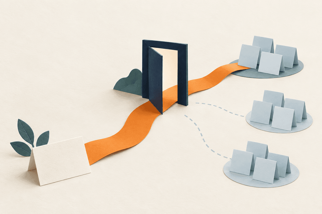 Cover image for Find a route to users before building